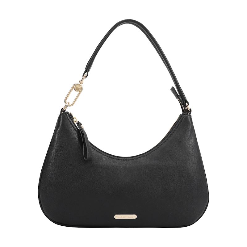 Thumbnail of Tirana Leather Shoulder Bag - Jet Black image