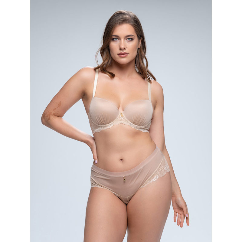 Thumbnail of Angelina Push-Up Bra Nude image