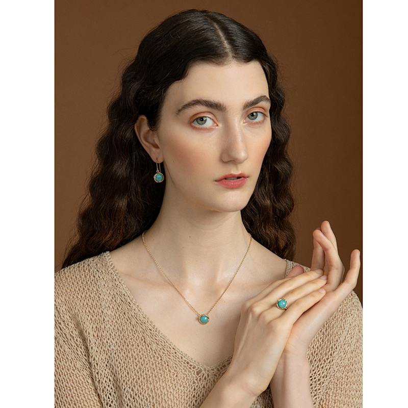 Thumbnail of Ad Astra Amazonite Earrings image
