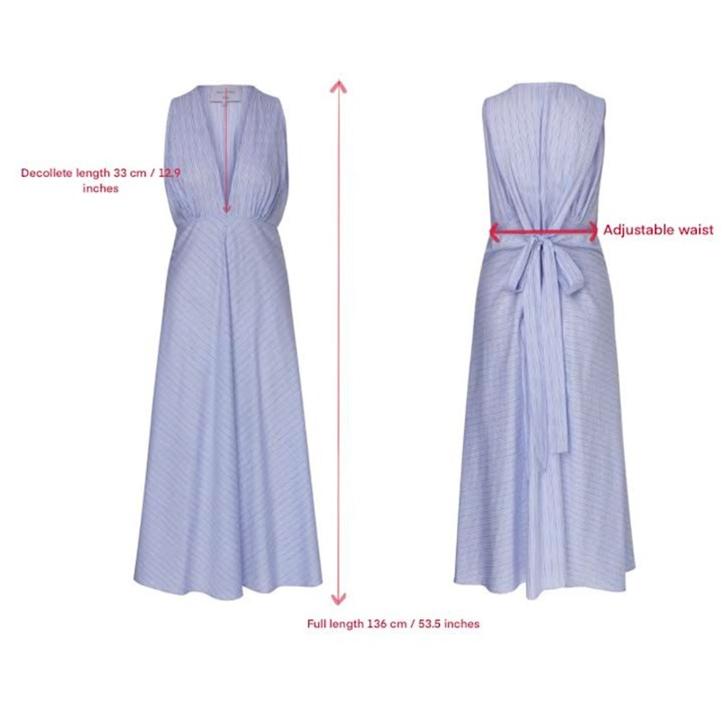 Thumbnail of Jain Tie Back Dress In Cotton image