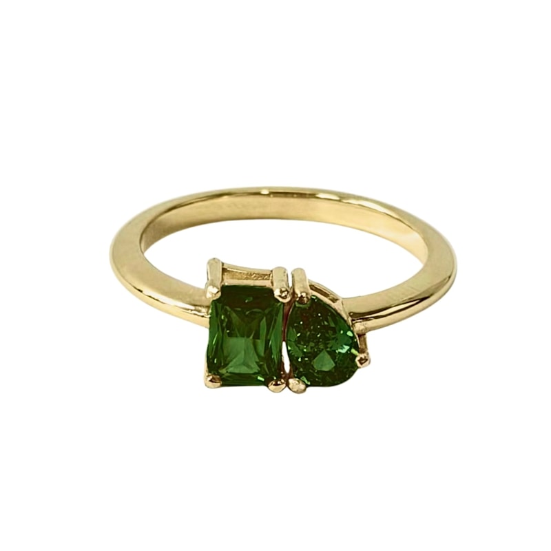 Thumbnail of Toi Et Moi Emerald Birthstone Ring image