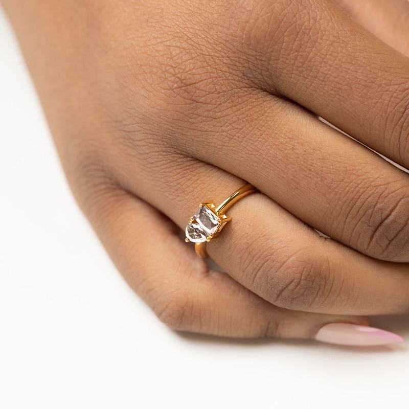 Thumbnail of Toi Et Moi Citrine Birthstone Ring image