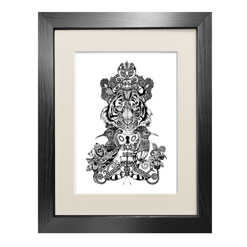 Thumbnail of ​'The Royal Tiger' - Fine Art Print A5 image