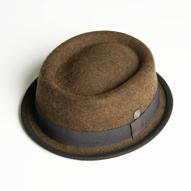 Tony Cordova Brown Felt Skimpy Brim Short Brim Rude Boy Mod Style