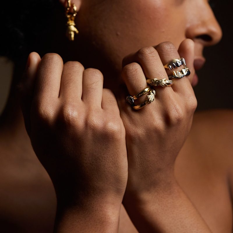 Thumbnail of Touch No Evil – 9Ct Gold Hands image