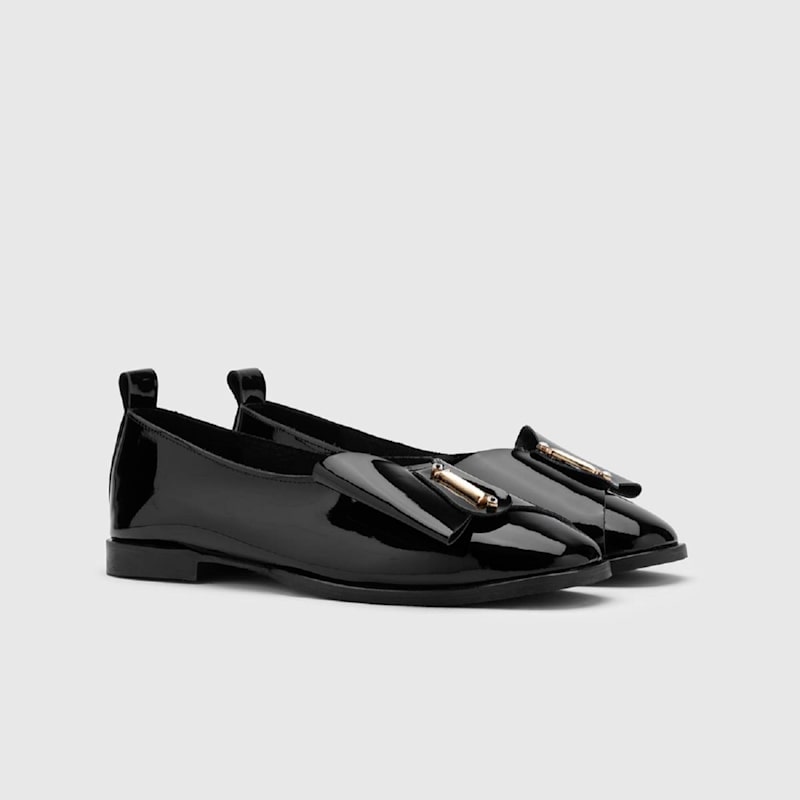 Thumbnail of Toys Black Patent Leather Women's Ballerina image