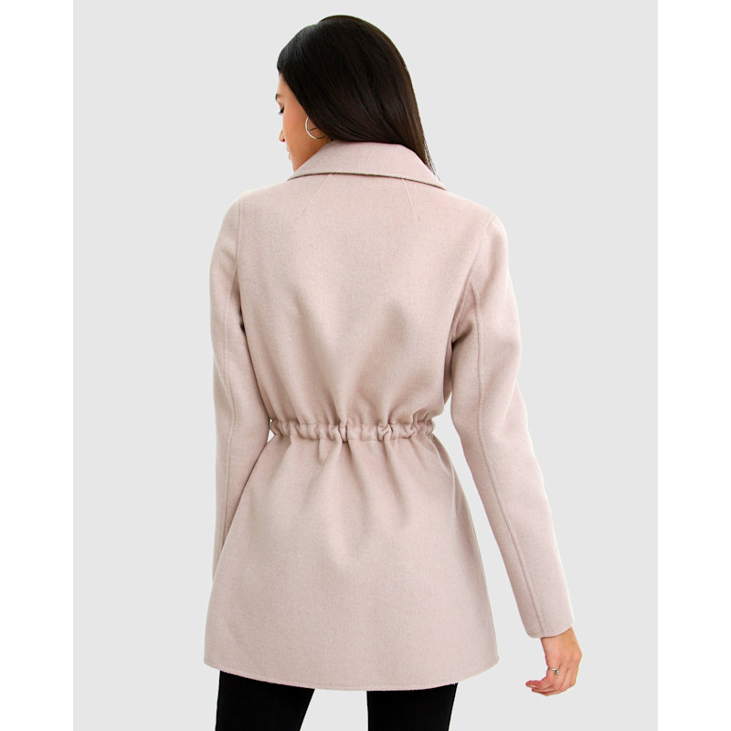 Thumbnail of Electric Feel Drawstring Coat - Sand image