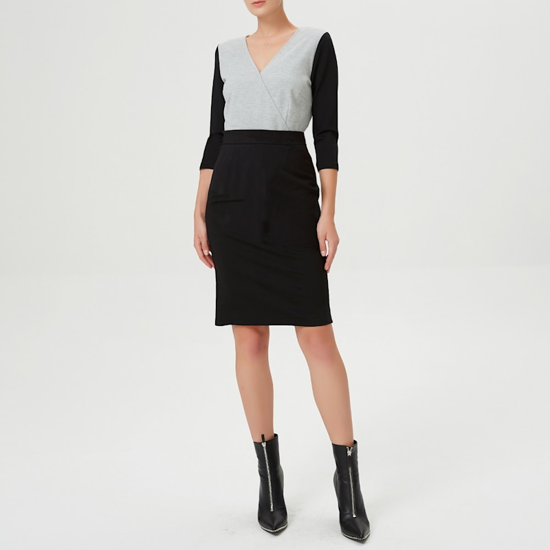 Thumbnail of Basic Straight Jersey Skirt image