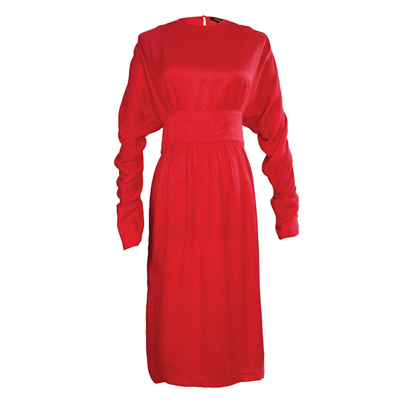 Long-Sleeved Fitted Dress With Off-Shoulders | Smart and Joy | Wolf & Badger
