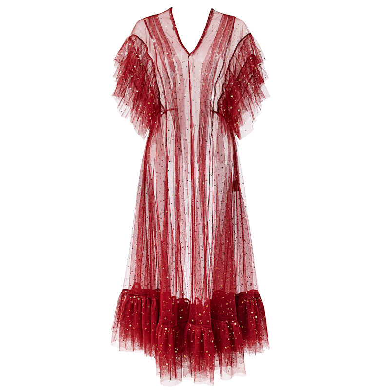 Tulle Dress Christmas Red | By Moumi | Wolf & Badger