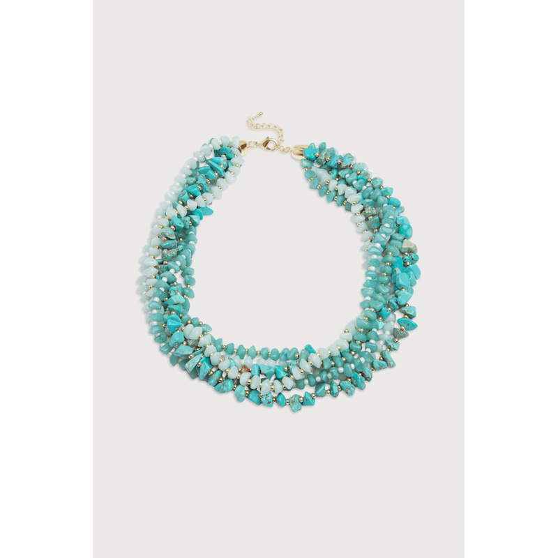 Thumbnail of Turquoise Beaded Multi Necklace image
