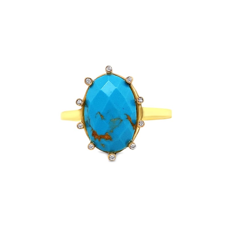 Thumbnail of Turquoise Crown Ring image