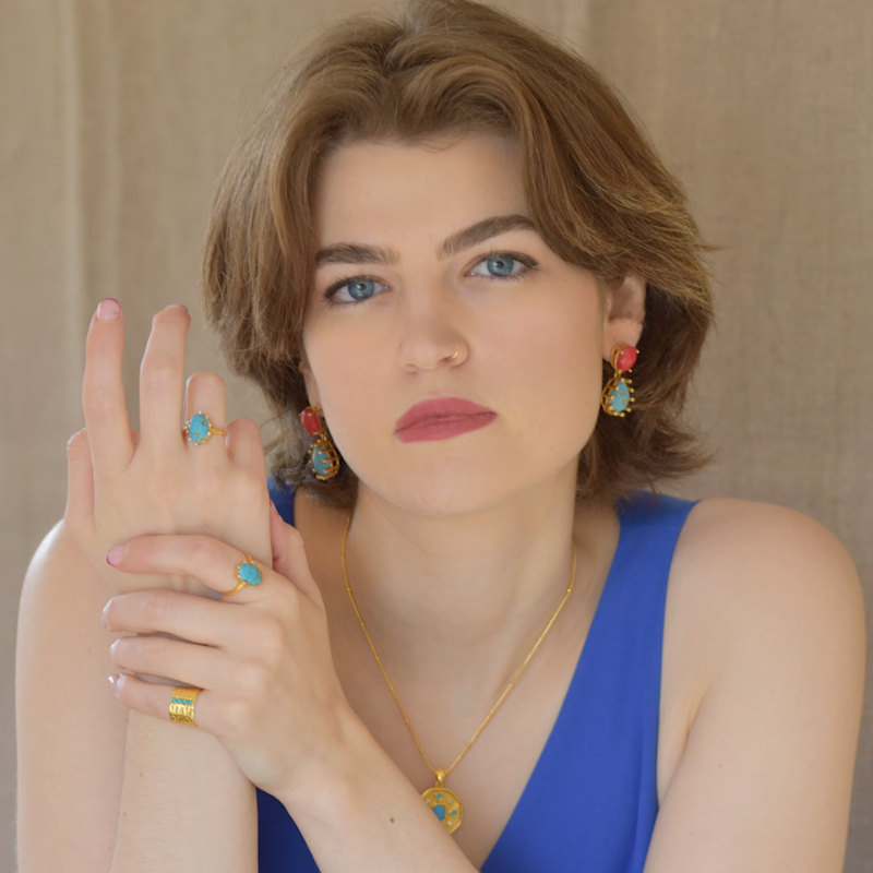 Thumbnail of Turquoise Crown Ring image