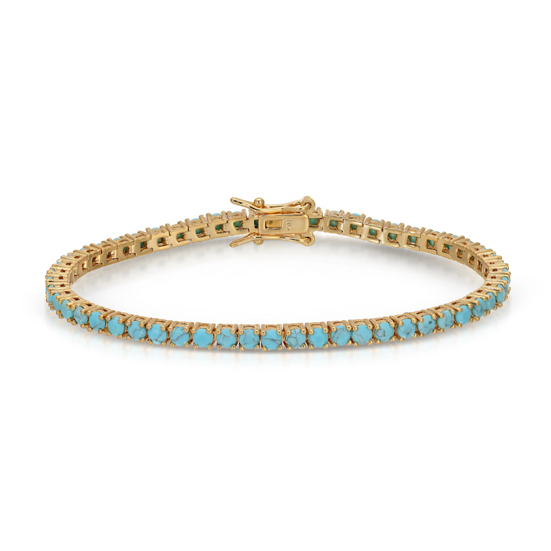 Thumbnail of Turquoise Tennis Bracelet image