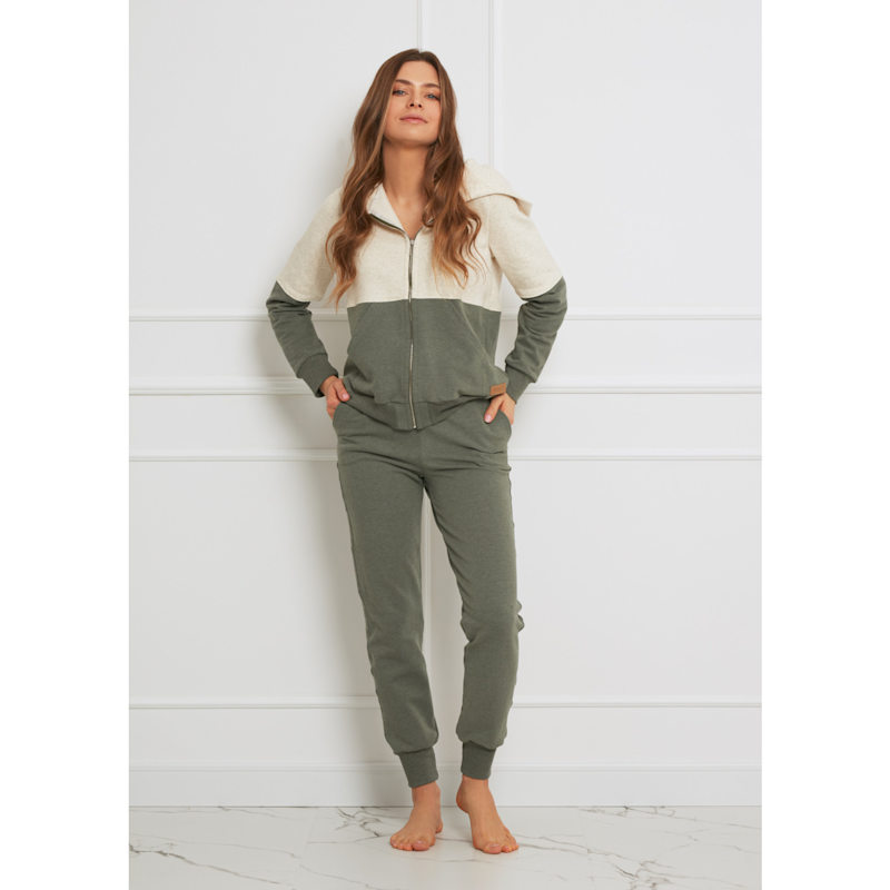 Vaquish 2 セットhoddie and joggers Two Colors Tracksuit - Zip Hoodie & Joggers | Oh!Zuza night&day