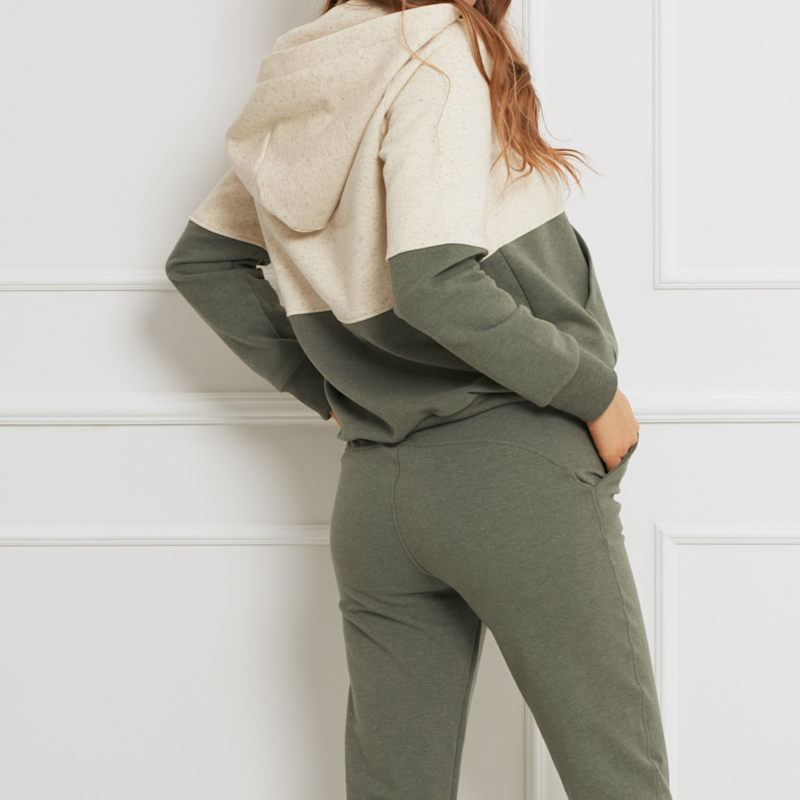 Two Colors Tracksuit - Zip Hoodie & Joggers | Oh!Zuza night&day
