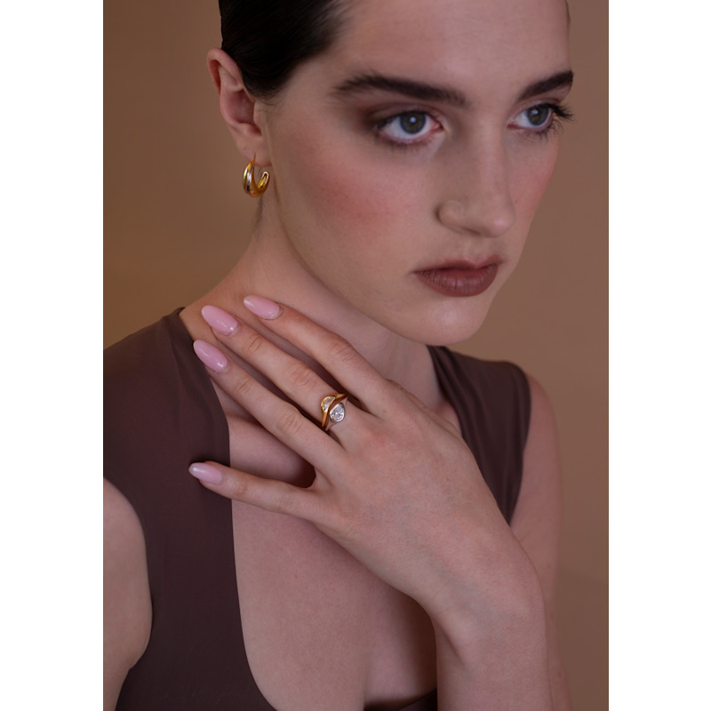 Two Tone Double Ring Set | Zynnia Collective | Wolf & Badger