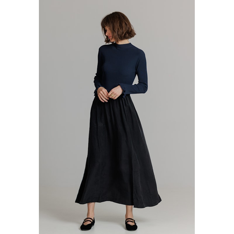 Thumbnail of Two Tone Pointelle Maxi image