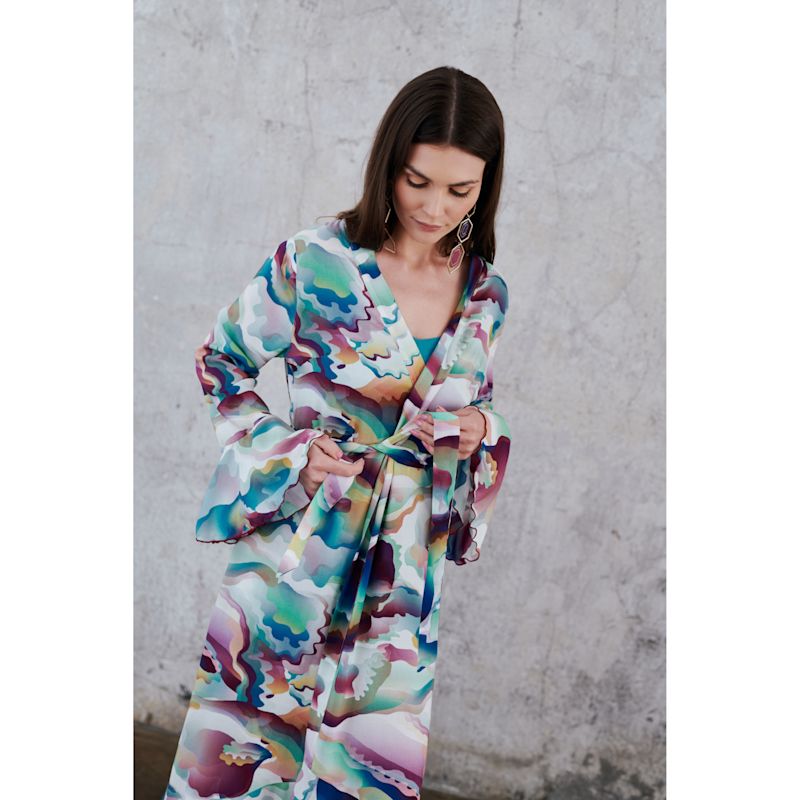 Thumbnail of Mamma Mia! Maxi Dressing Gown - Ecovero image