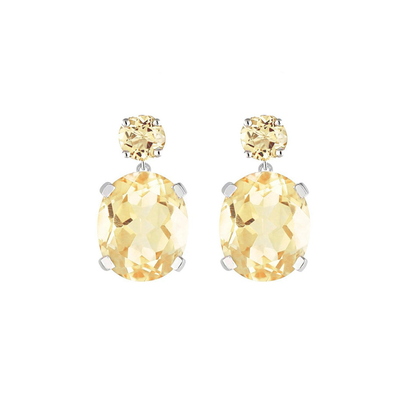 Thumbnail of Citrine Drop Earrings image