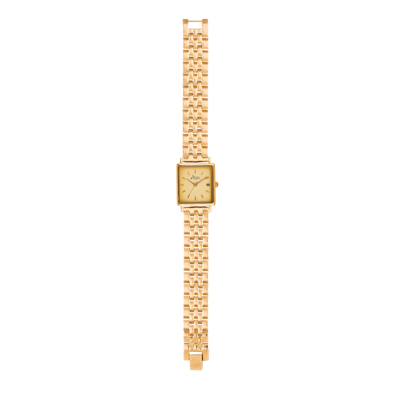 Thumbnail of Annie Apple Quaintrelle Square Gold Link Watch image