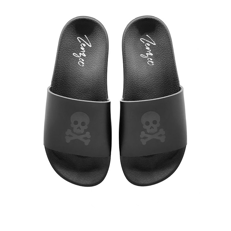 Thumbnail of Skull & Crossbones Slide Sandals image