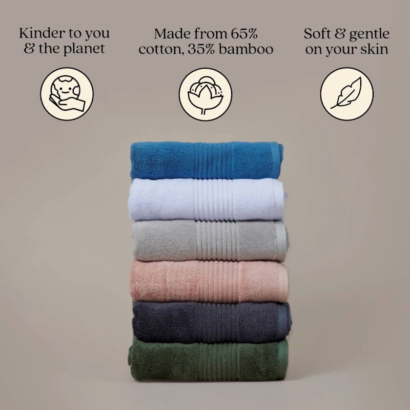 Ultra Soft Bamboo Bath Towel Set - Thumbnail 3