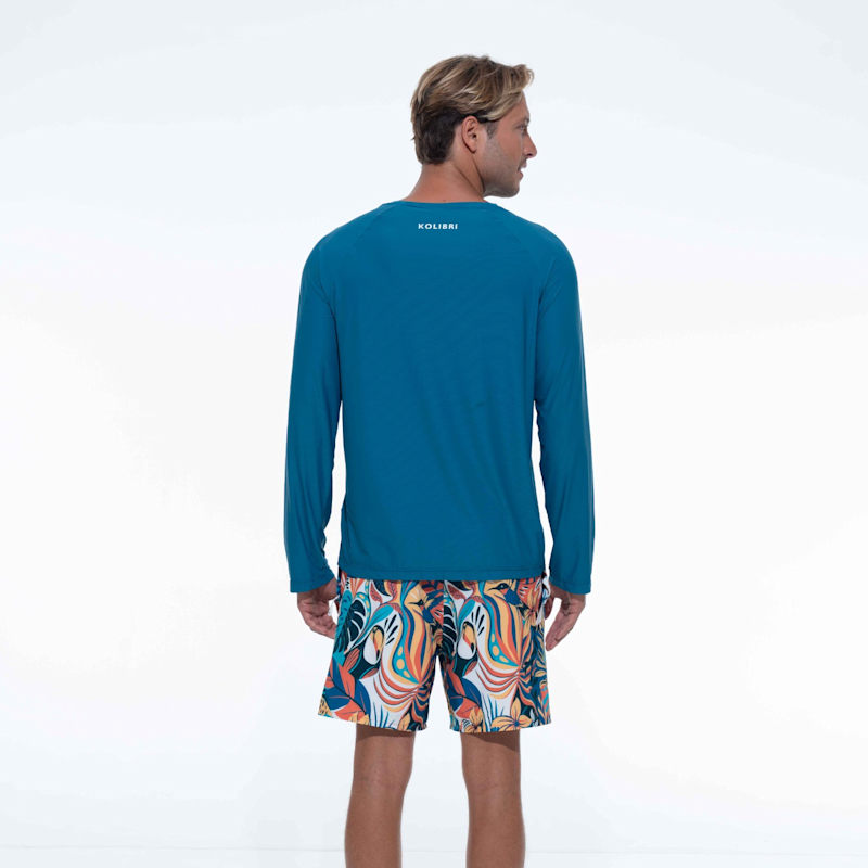 Thumbnail of Ultralight UPF Activity Shirt | Mens Long-Sleeve UV Sun Protection | Deep Ocean image