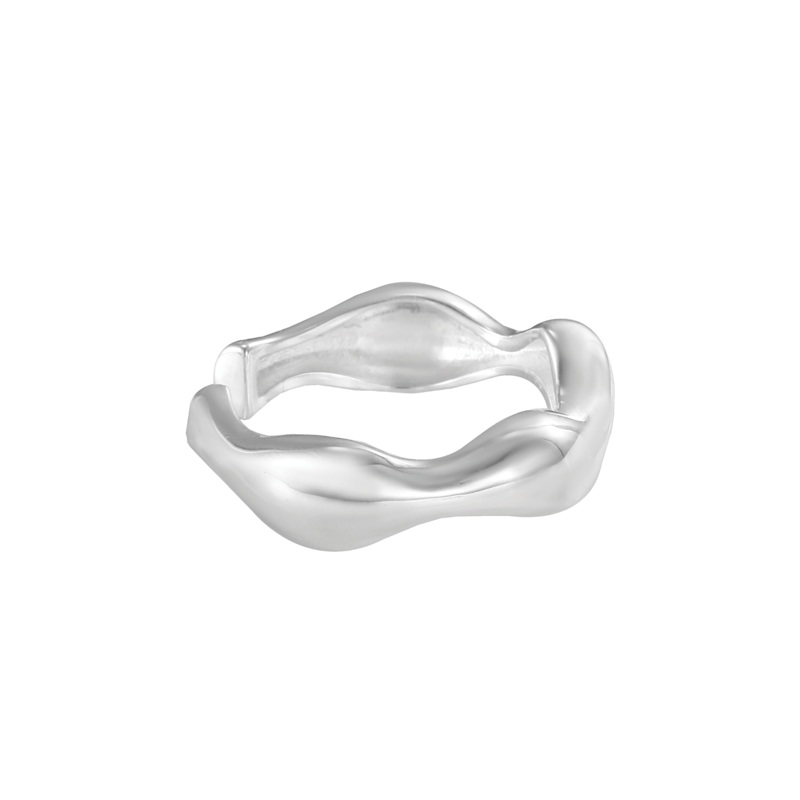 Thumbnail of Undulating - Molten Flow Sterling Silver Ring image