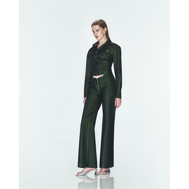 Ambivalent Corset jacket【HEAP】 Sculpt Corset Full Zip - Moonbeam | MPG Sport