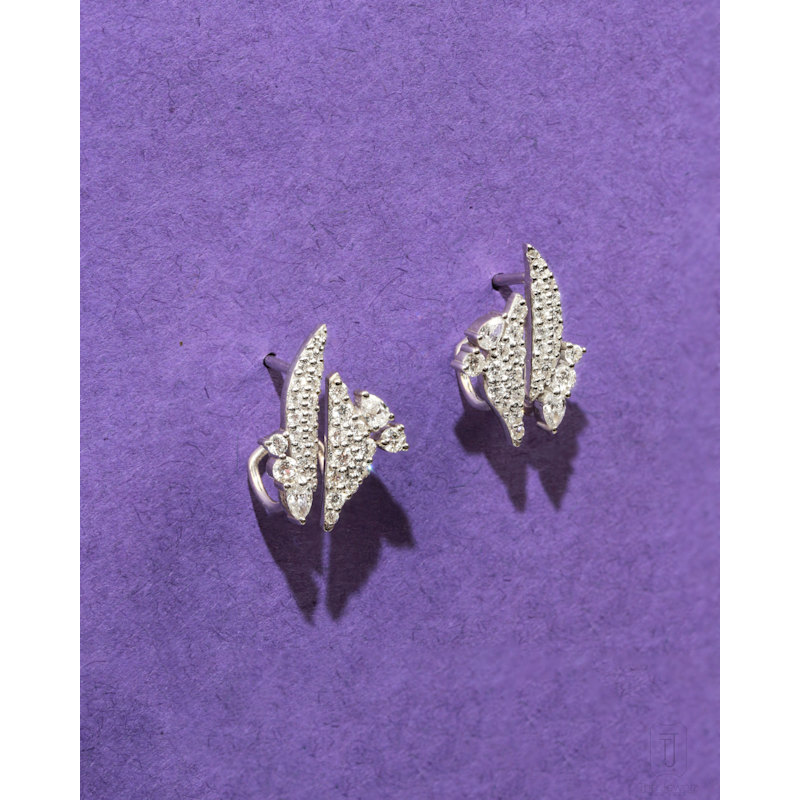 Thumbnail of Uniform Silhouette Illusion Studs-Ii Earrings | Lab Grown Diamonds image