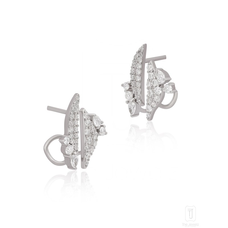 Thumbnail of Uniform Silhouette Illusion Studs-Ii Earrings | Lab Grown Diamonds image