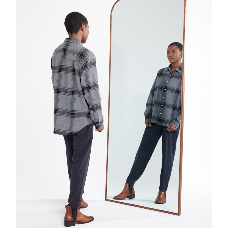Thumbnail of Organic Cotton Unisex Flannel - Grey image