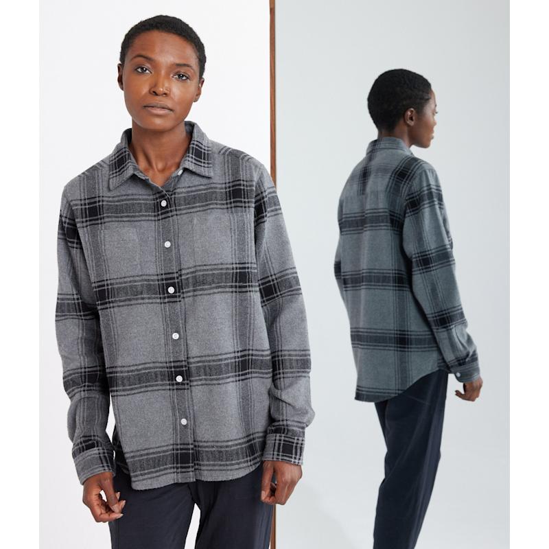 Thumbnail of Organic Cotton Unisex Flannel - Grey image