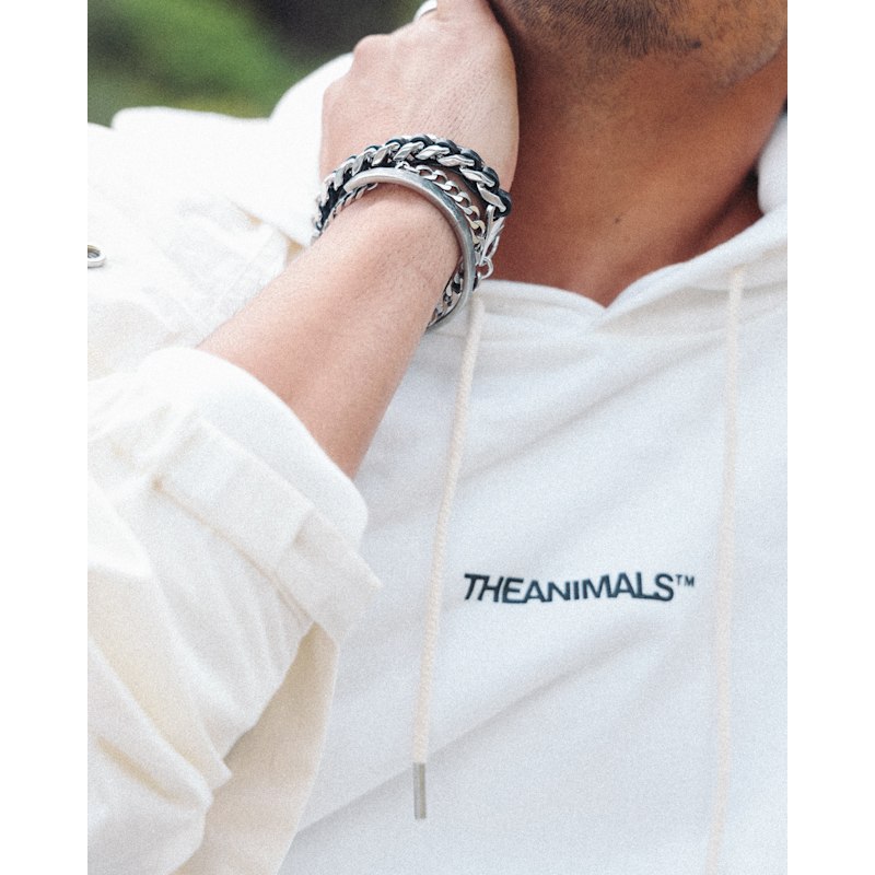 Thumbnail of Unisex Leather Braid Bold Bracelet - Gold image