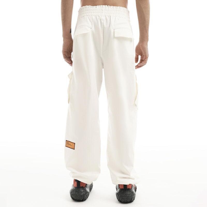 【NACHE】CONVEX TIE CARGO PANTS(UNISEX) / WHITE NACHE】CONVEX TIE CARGO PANTS(UNISEX) / WHITE MUSINSA
