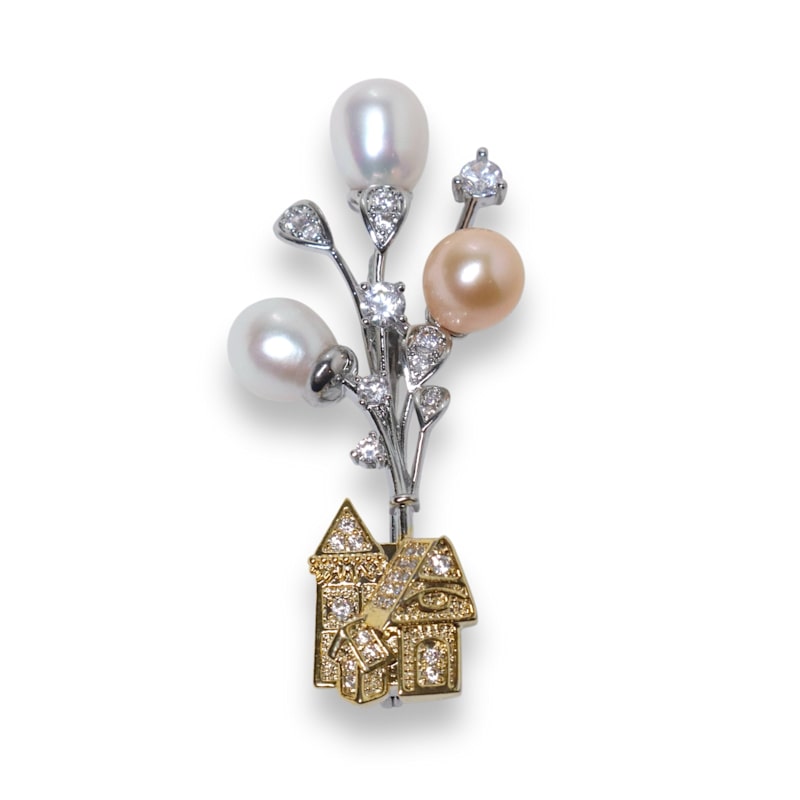 Thumbnail of Freshwater Pearl Brooch Pendant image
