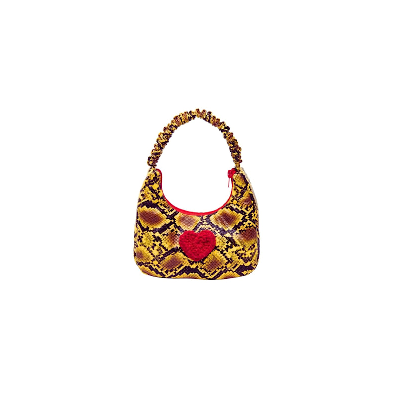 Thumbnail of Upcycled Mini Faux Snake Skin Bag image