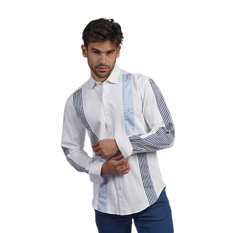 Thumbnail of Upright Stripes Button Up Shirt image