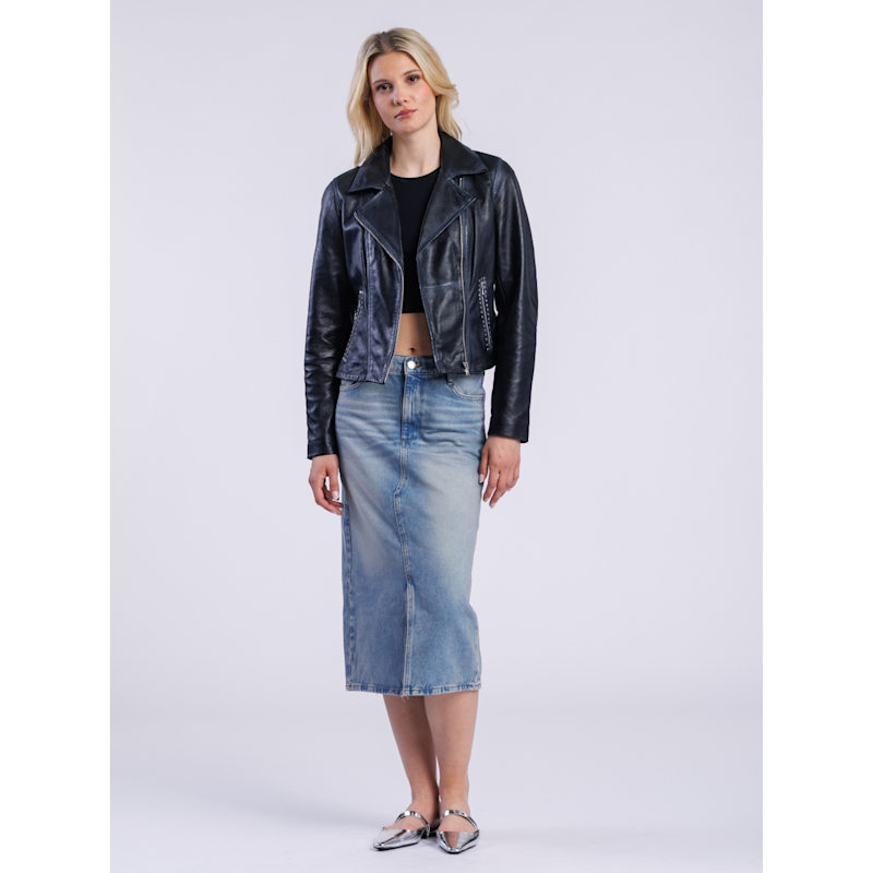 Thumbnail of Rivet Leather Biker Jacket image