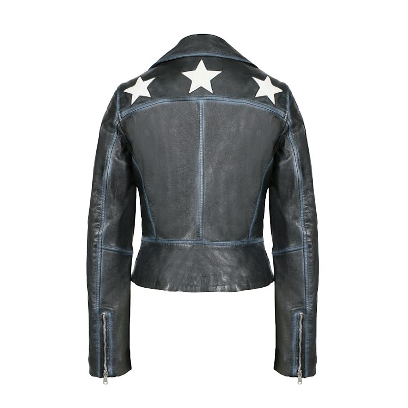 Thumbnail of Used Leather Biker Jacket Star image