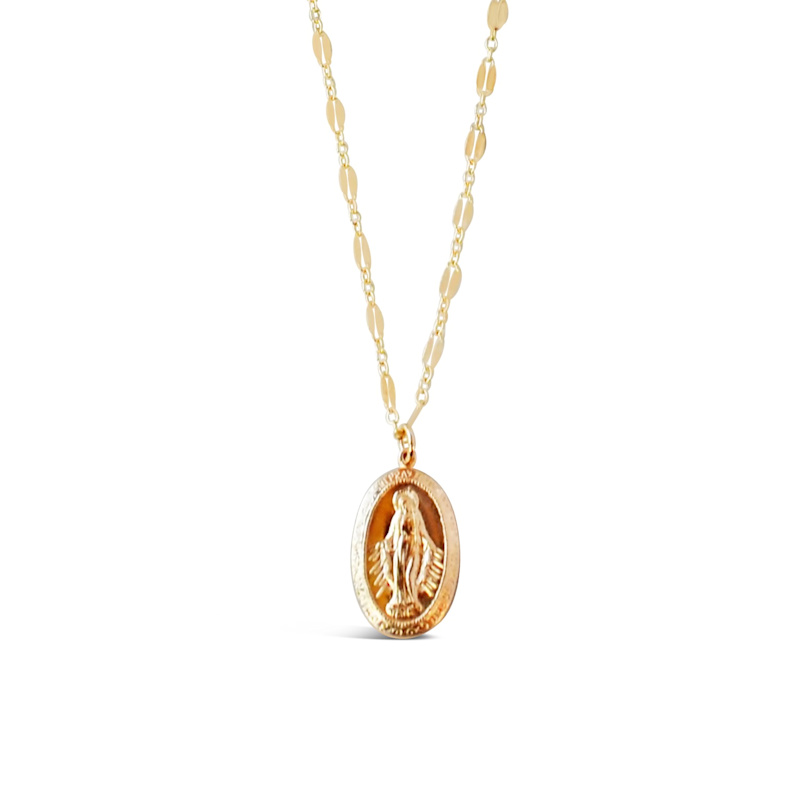Thumbnail of Large Virgin Mary Necklace image