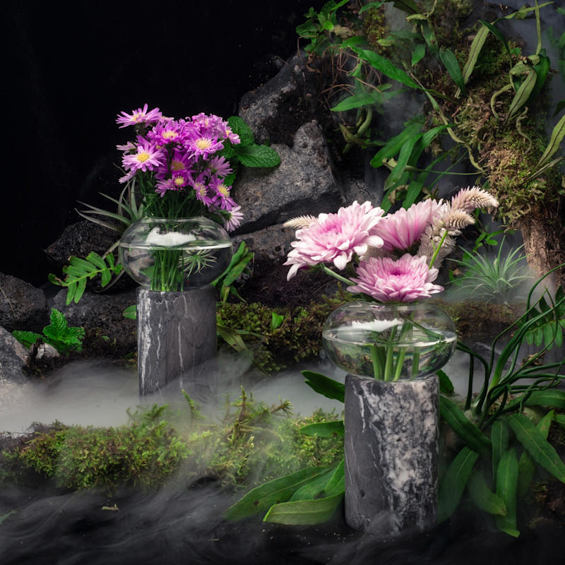 Thumbnail of Soliflor Bubble Vase Travertine image