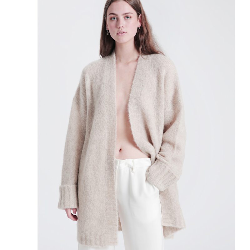 Thumbnail of "Cessa" Long Cardigan Light Beige image