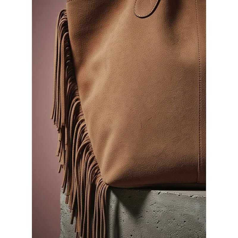 Thumbnail of Vancouver Soft Suede Tote - Camel image