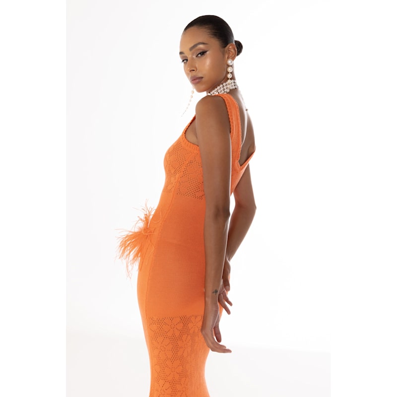 Thumbnail of Vanilla Coral Knit Dress image