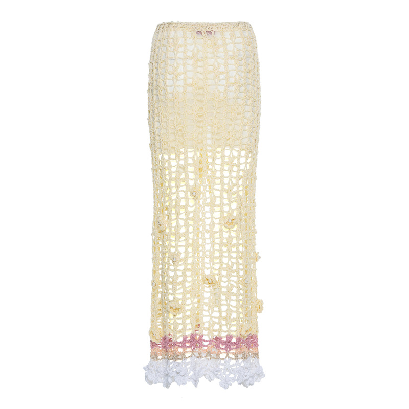 Thumbnail of Multicolor Handmade Crochet Skirt image