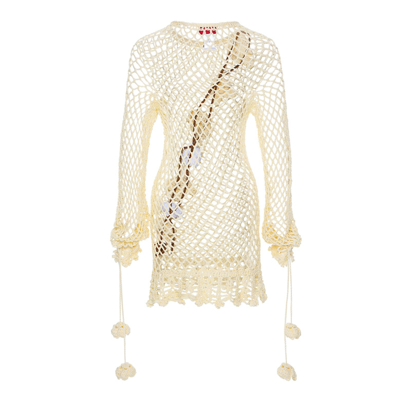 Thumbnail of Vanilla Multicolor Handmade Crochet Top-Dres image
