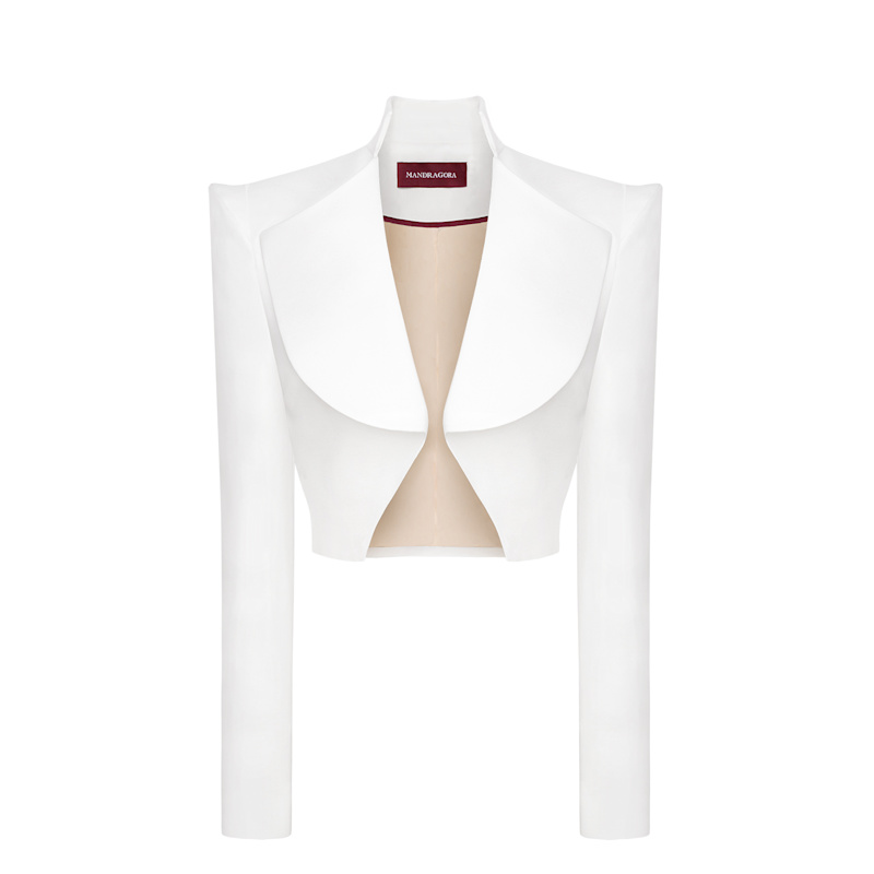 Thumbnail of Vanya Ecru Blazer | Co-ord image
