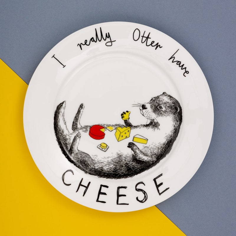 Thumbnail of 'I Really Otter Have Cheese' Side Plate image